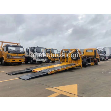 Jac 4x2 4tons 5 toneladas de baixo ângulo de terra cheia de aterrissagem de carros de carroceria de recuperação de carroceria de mesa de reboque